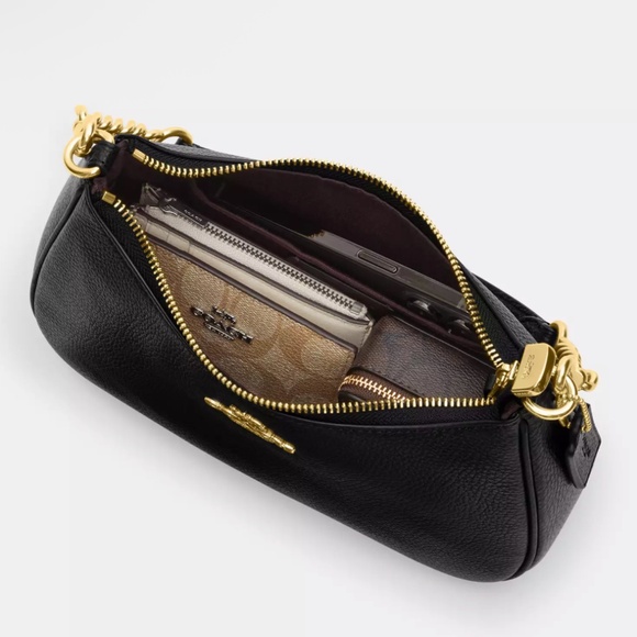 Coach Teri Shoulder Bag With Heart Bolt Print - Picture 3 of 12